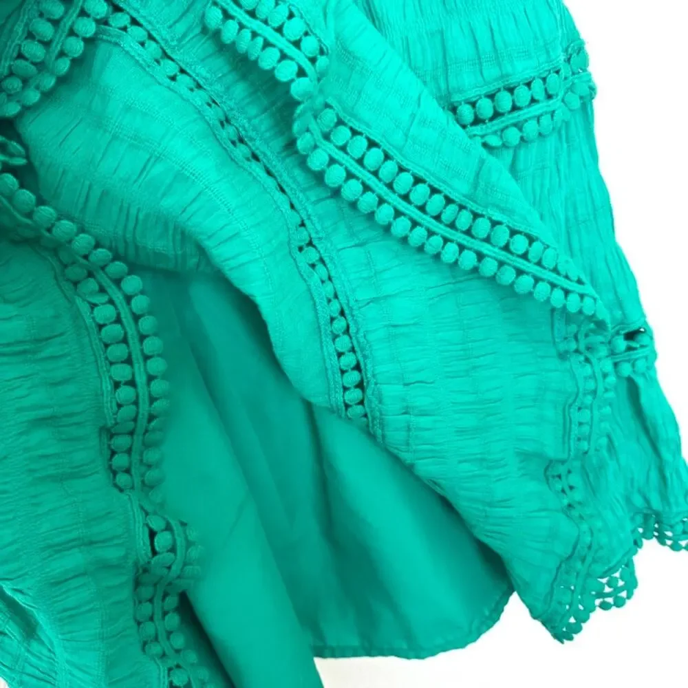 BB Dakota by Steve Madden Vivid Green Mini Dress, Size M, Preowned - Picture 4 of 10